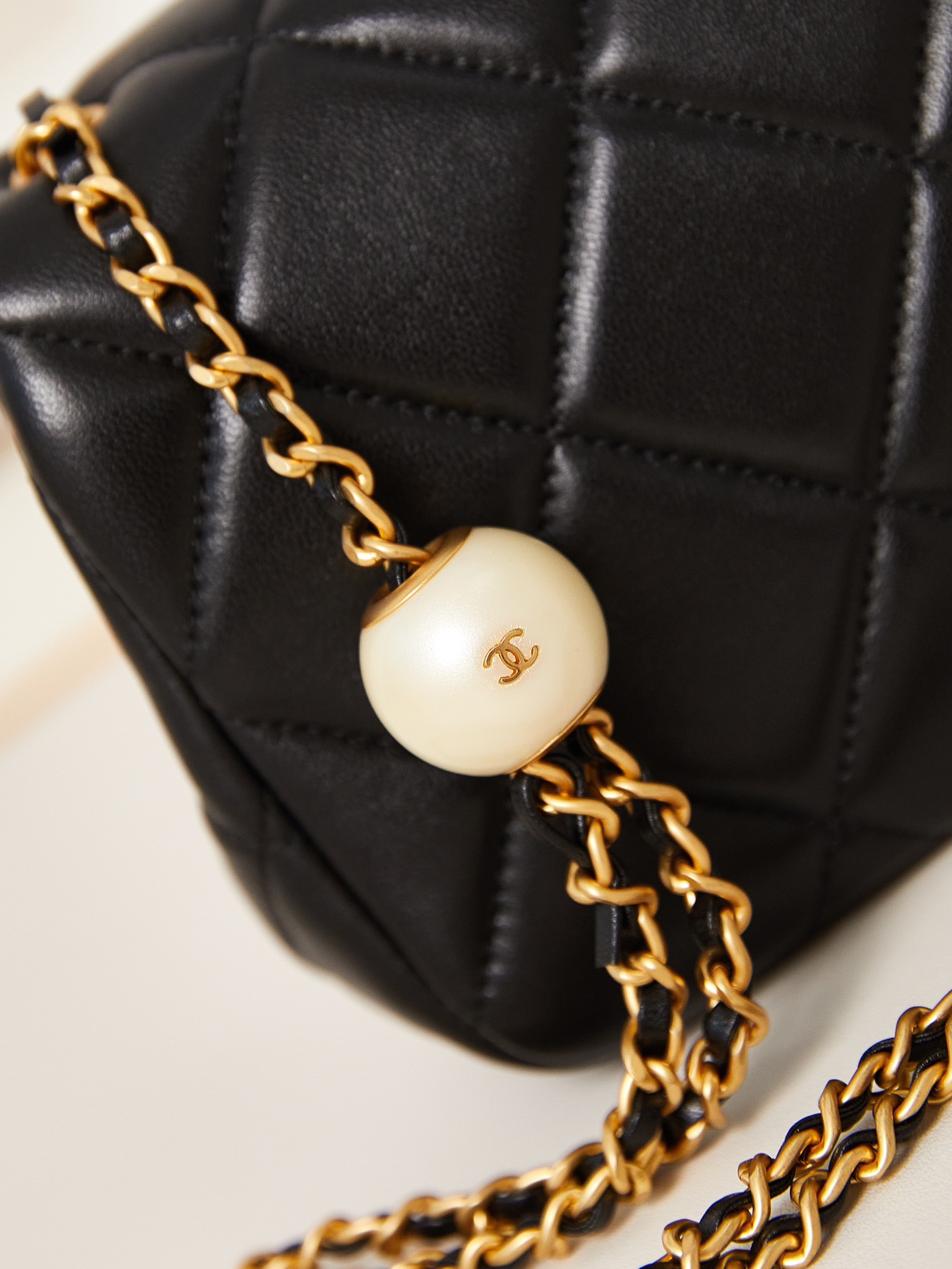 CHANEL Small Flap Bag Black-AS4861