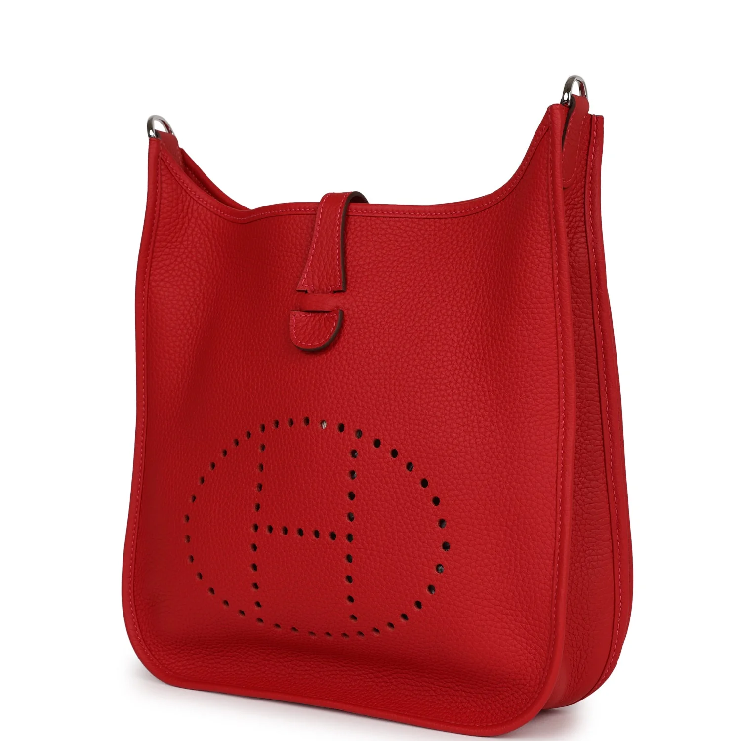 Evelyne III PM Vermillon Clemence Palladium Hardware