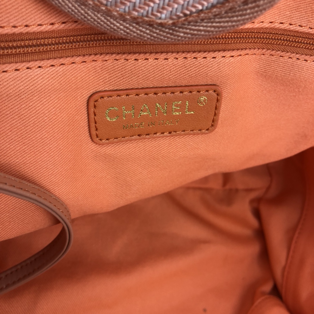 CHANEL Medium Tote Khaki1- A66941