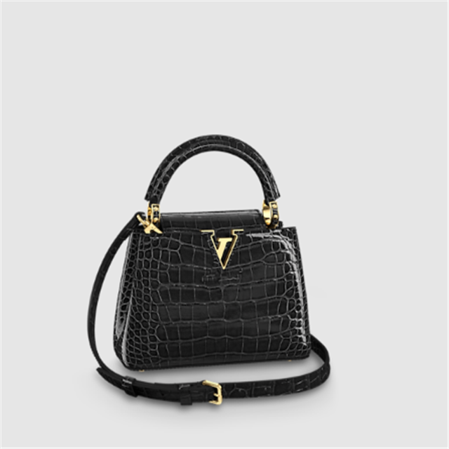 Crocodilian Leather-Capucines N93163