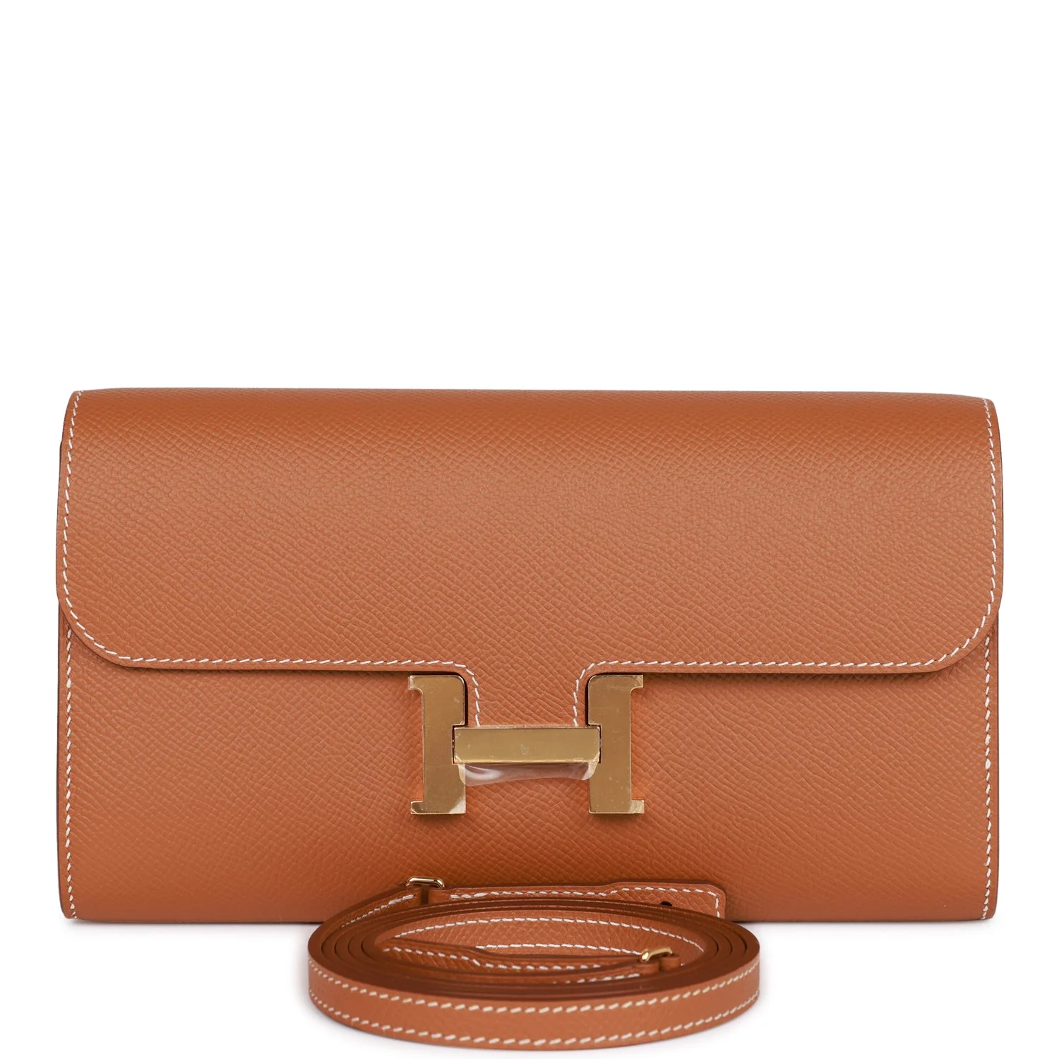Constance Wallet To Go Gold Epsom Gold Hardware