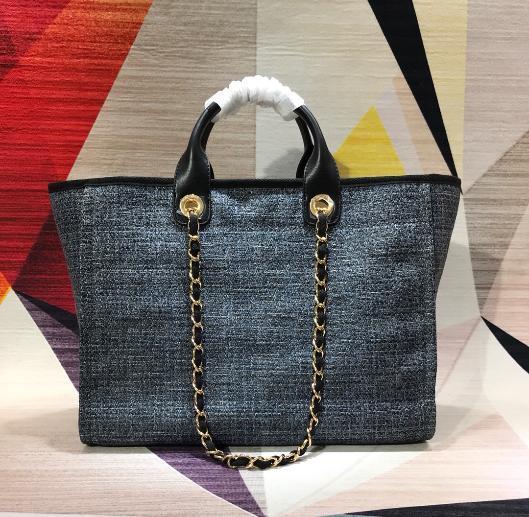 CHANEL Medium Tote Black2- A66941