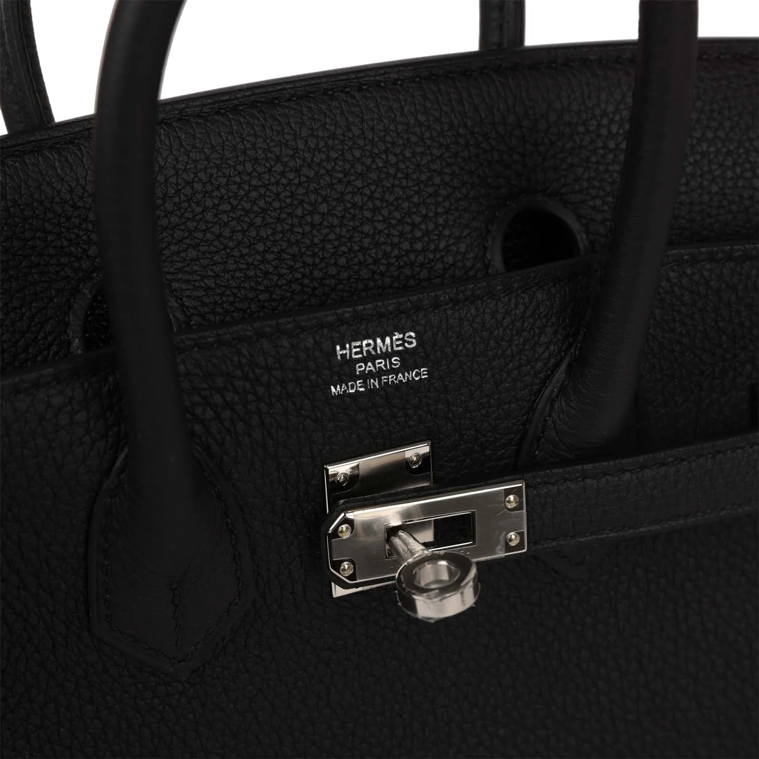 Birkin 25 Black Togo Palladium Hardware