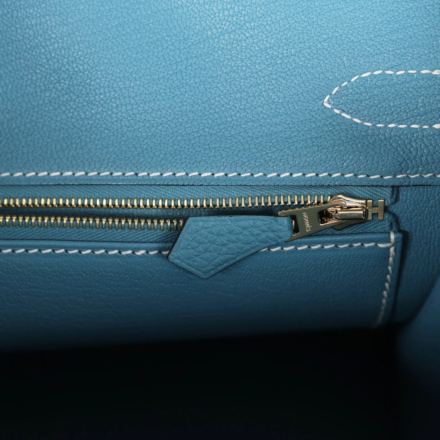 Birkin 30 Blue Jean Togo Gold Hardware