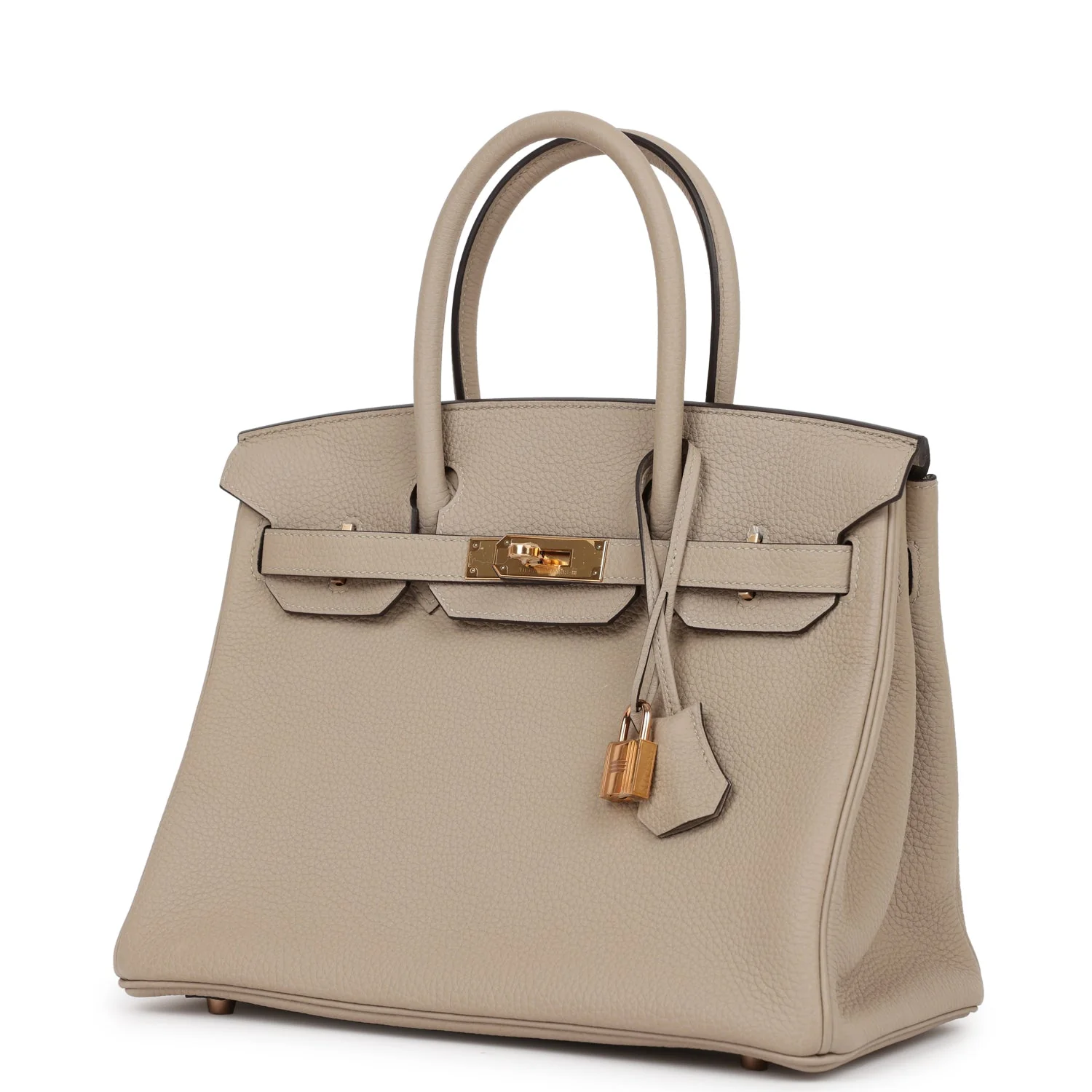 Birkin 30 Gris Tourterelle Togo Rose Gold Hardware