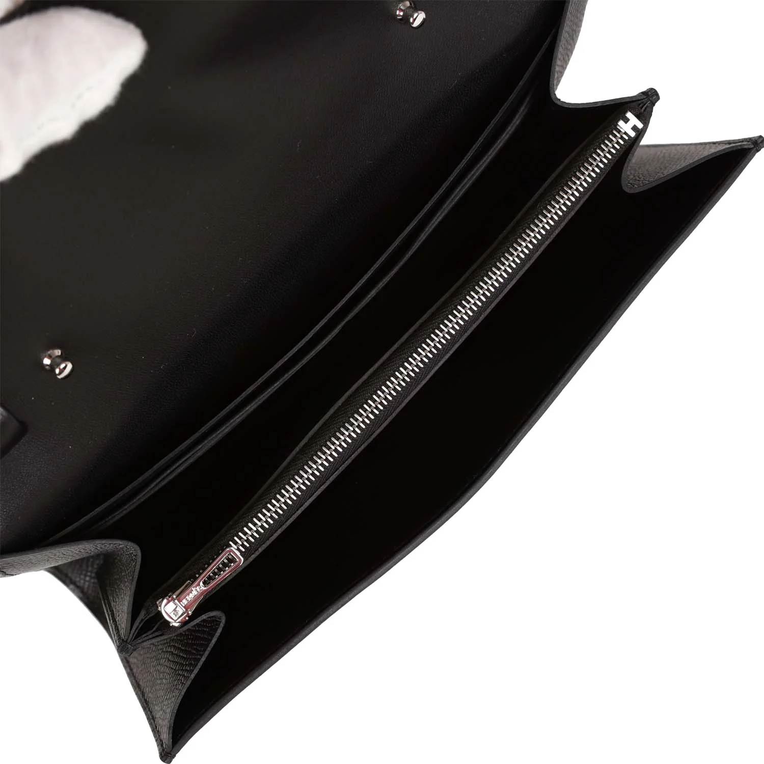 Constance Wallet To Go Black Epsom Palladium Hardware