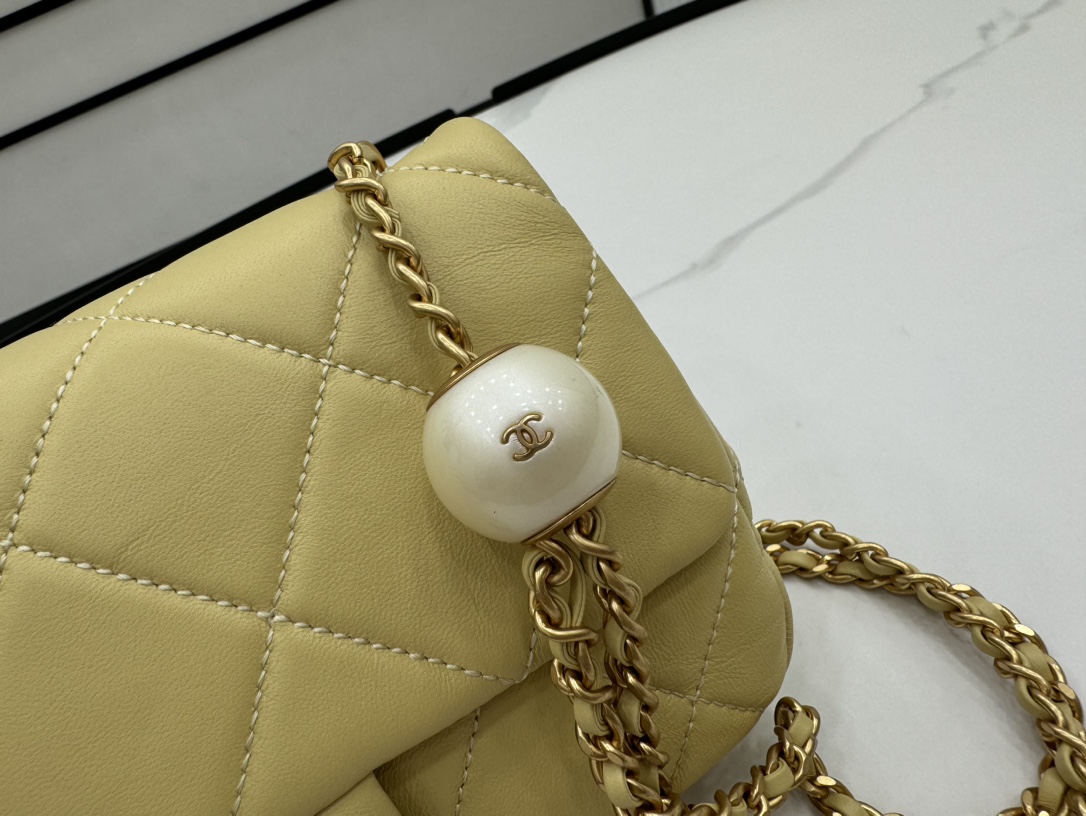 CHANEL Small Flap Bag Green-AS4861