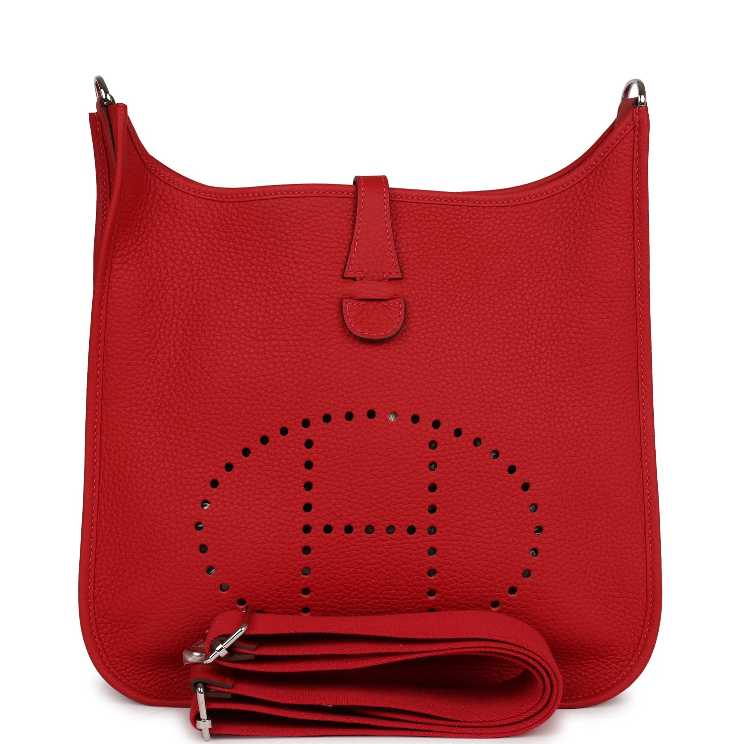 Evelyne III PM Vermillon Clemence Palladium Hardware