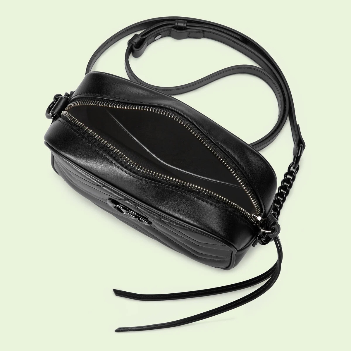 GG Marmont Mini Black Shoulder Bag
