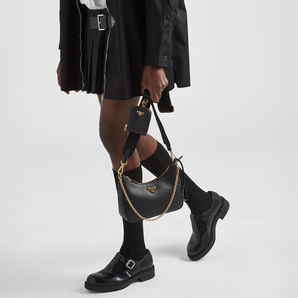 Re-Edition 2005 Saffiano leather bag