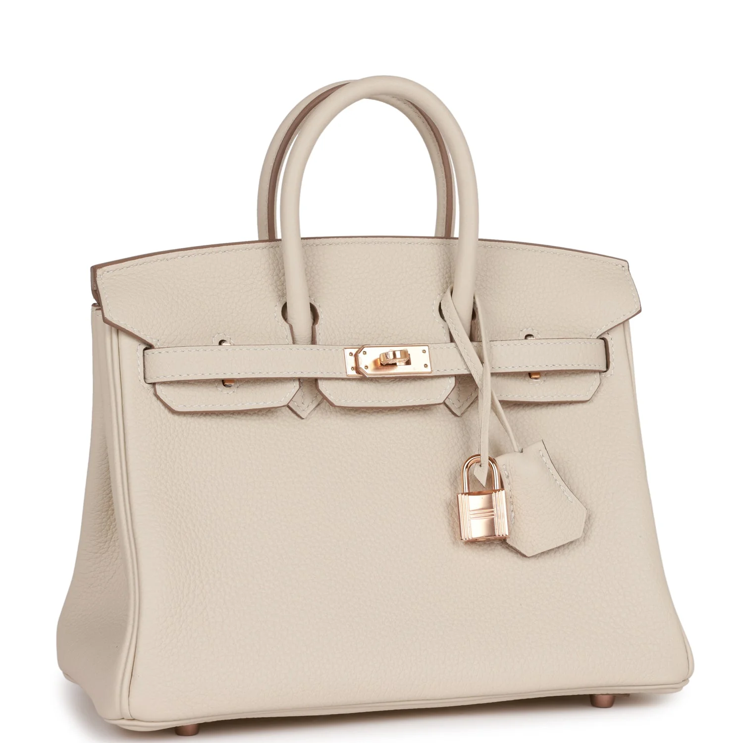 Birkin 25 Craie Togo Rose Gold Hardware