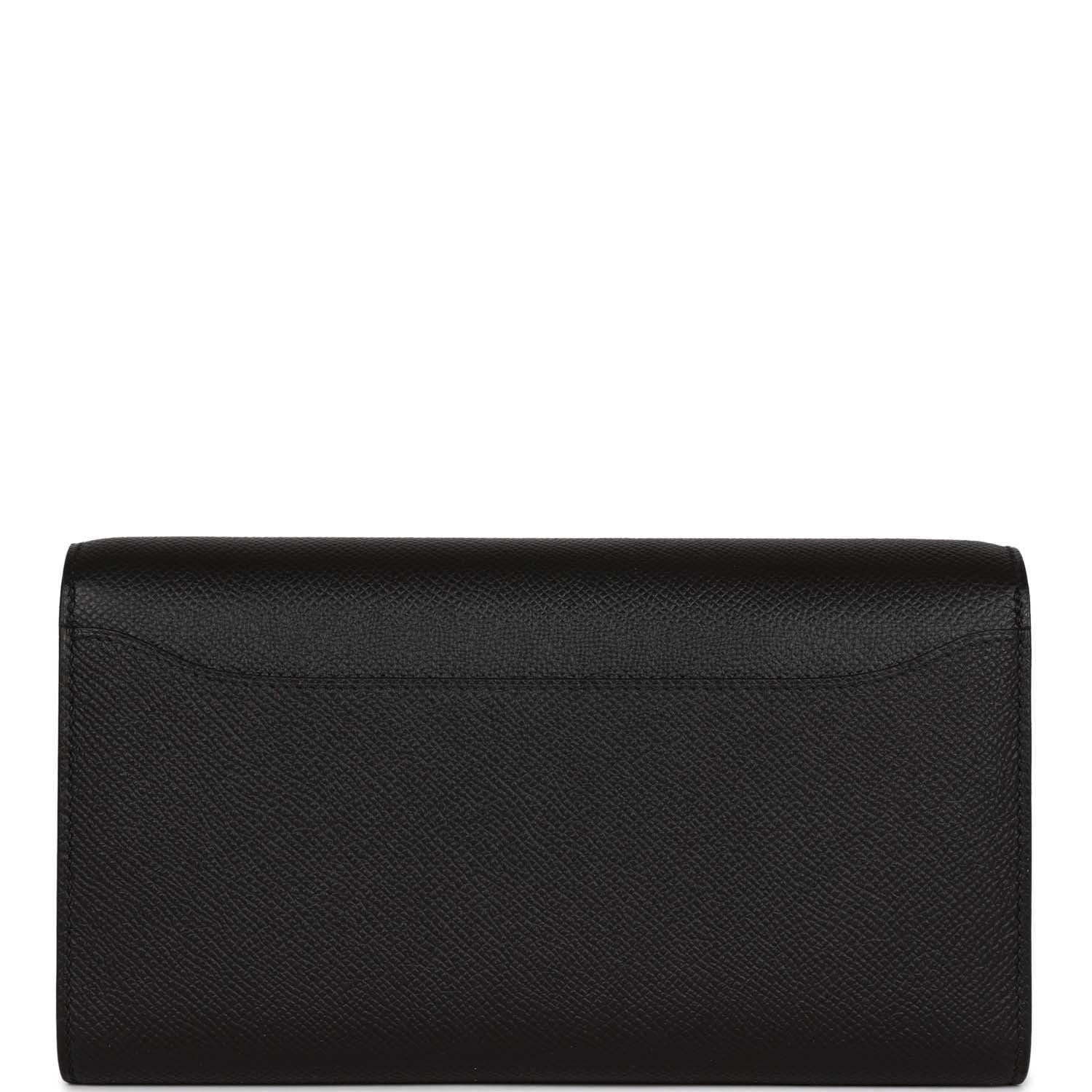 Constance Wallet To Go Black Epsom Palladium Hardware