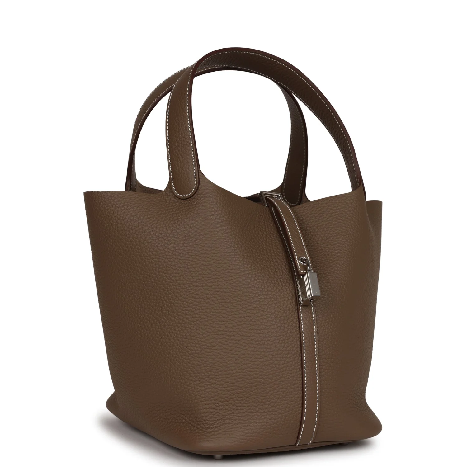 Picotin Lock 22 Etoupe Clemence Palladium Hardware