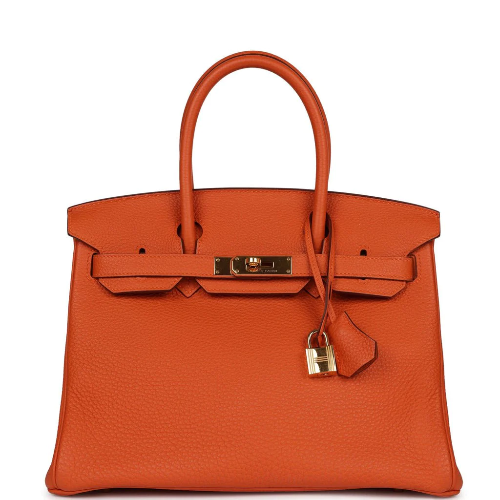 Birkin 30 Orange Togo Gold Hardware