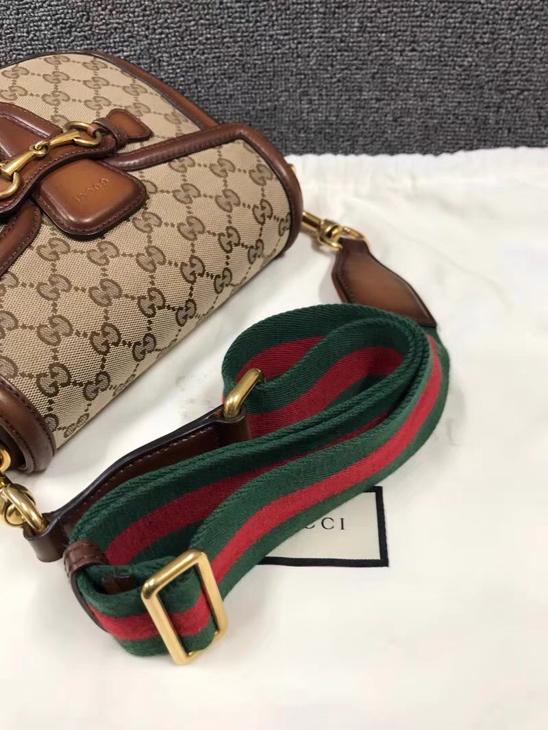 Ebony GG Lady Web Shoulder Bag