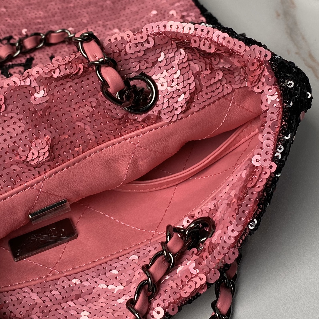 CHANEL Shopping Bag Pink- AS4856