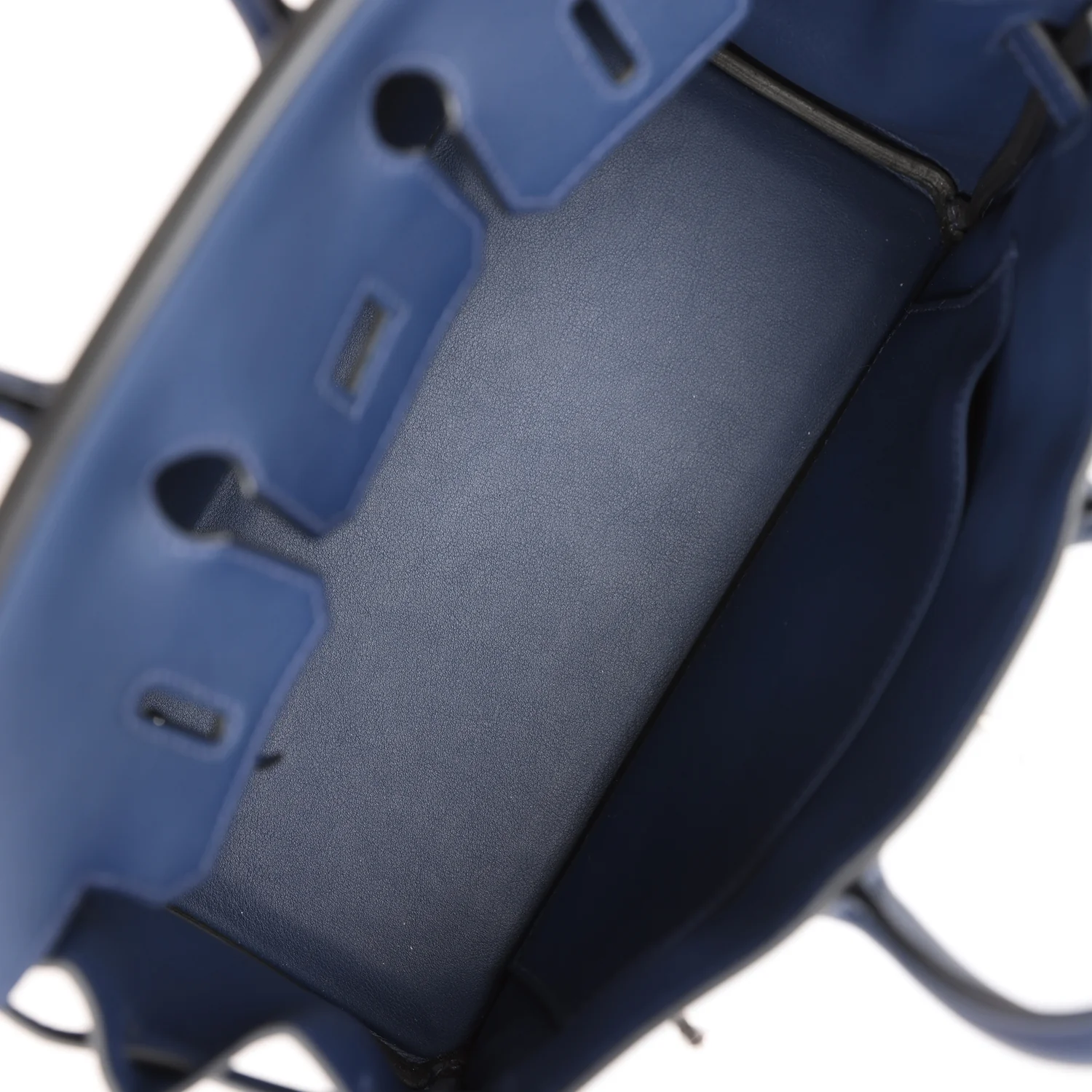 Birkin 25 Bleu Navy Swift Palladium Hardware