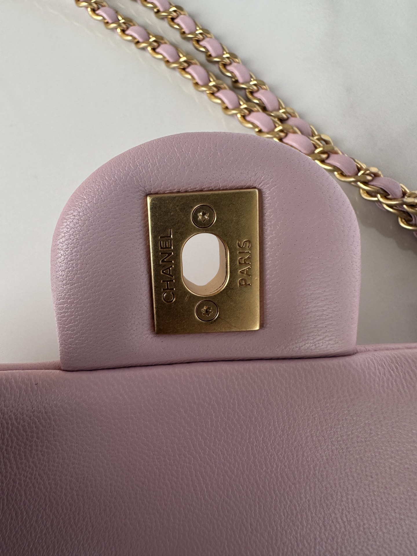 CHANEL Small Flap Bag Pink-AS4861