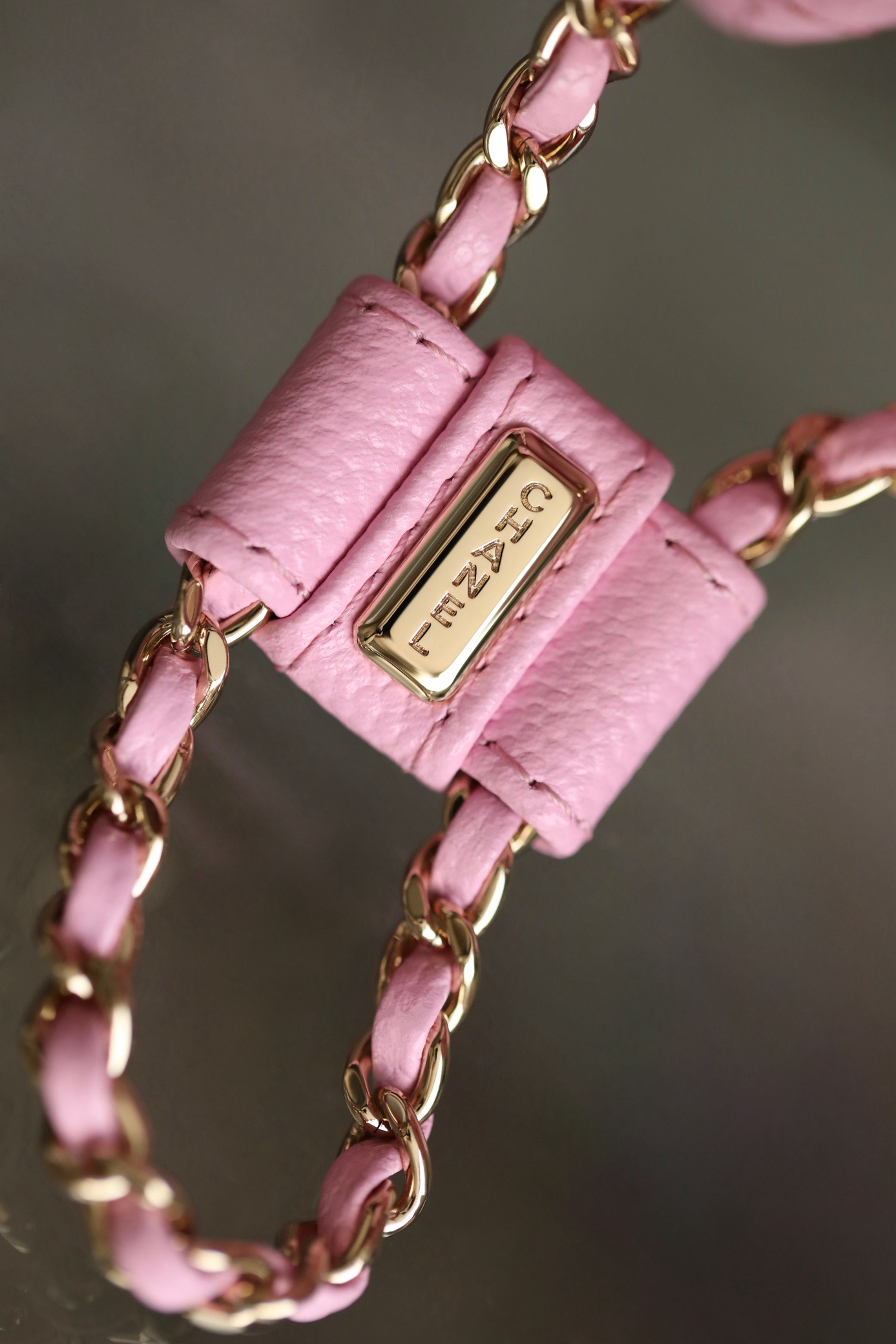 CHANEL Backpacks Grained Calfskin & Gold-Tone Metal Light Pink -AS3787