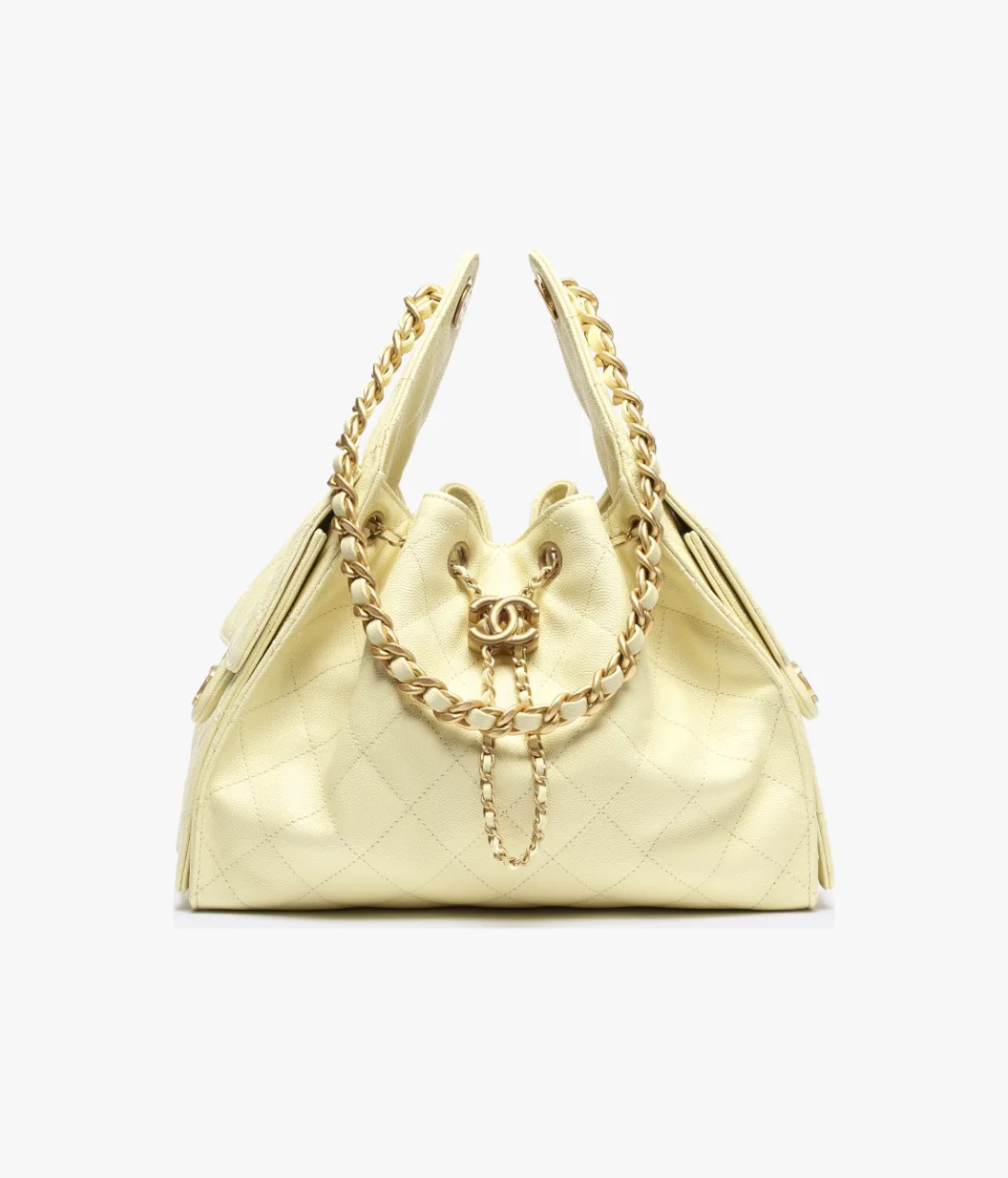 Chanel 25 Small Handbag Yellow