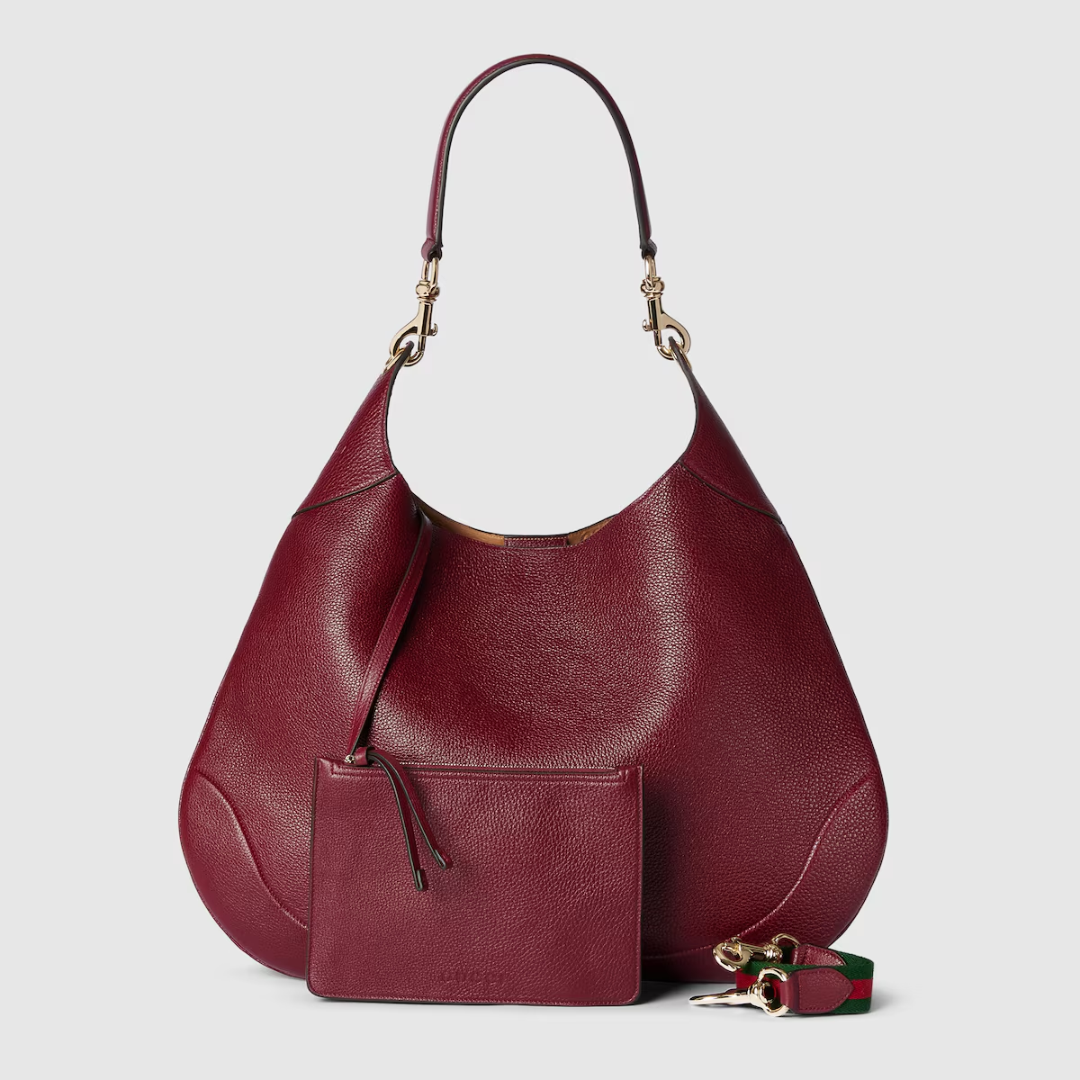 Gucci B Large Shoulder Bag Red