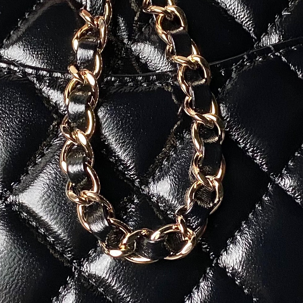 CHANEL Small Tote Black-AS5130