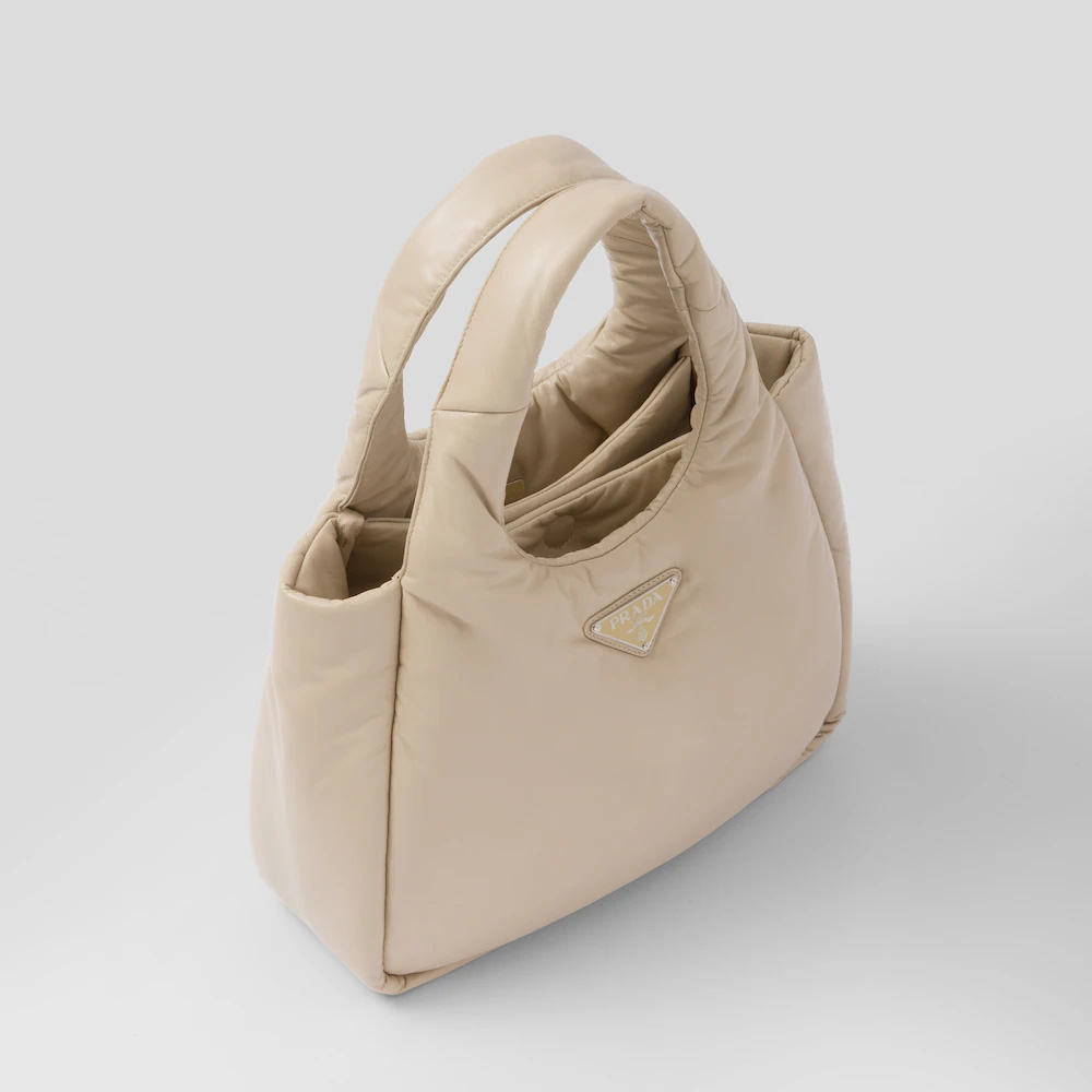 Medium padded  Soft nappa leather bag