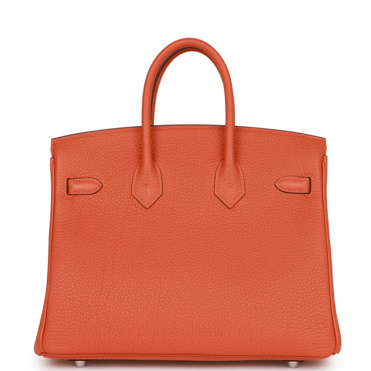 Birkin 25 Orange Togo Palladium Hardware