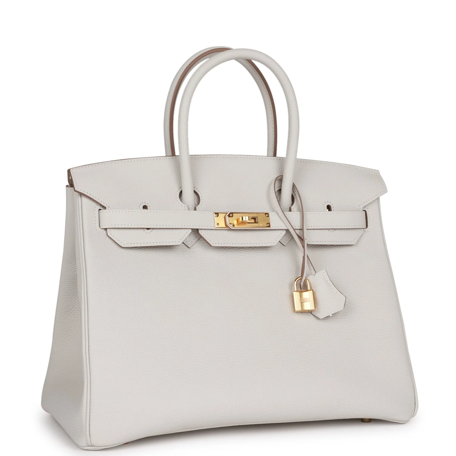 Birkin 35 Gris Pale Togo Gold Hardware
