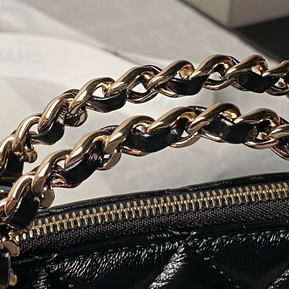 CHANEL Small Tote Black-AS5130