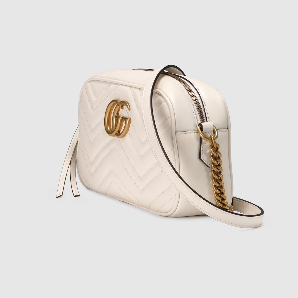 GG Marmont Small Shoulder Bag White