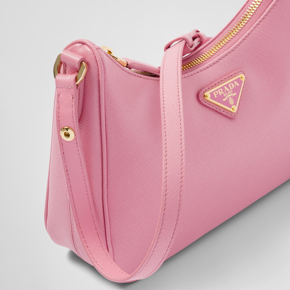 Re-Edition Saffiano leather mini bag