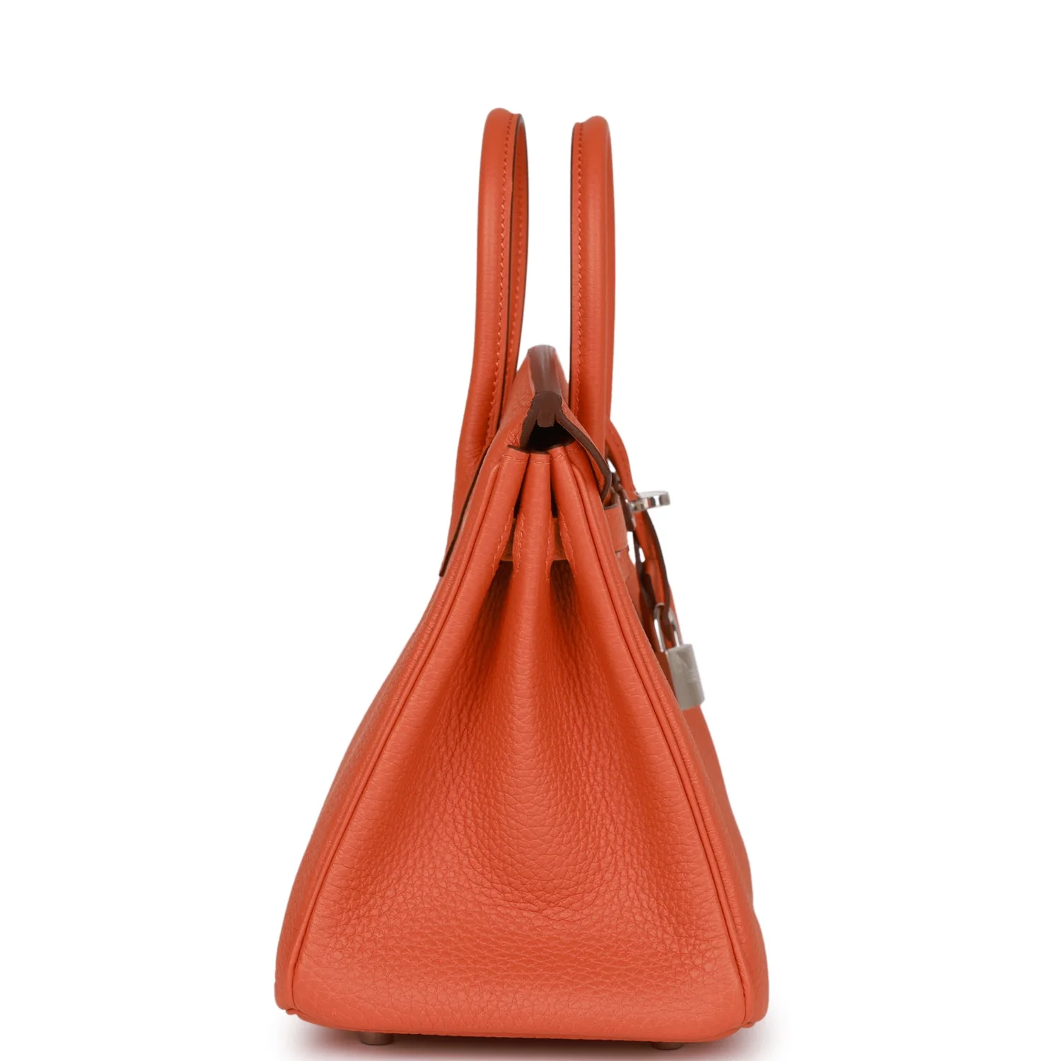 Birkin 25 Orange Togo Palladium Hardware