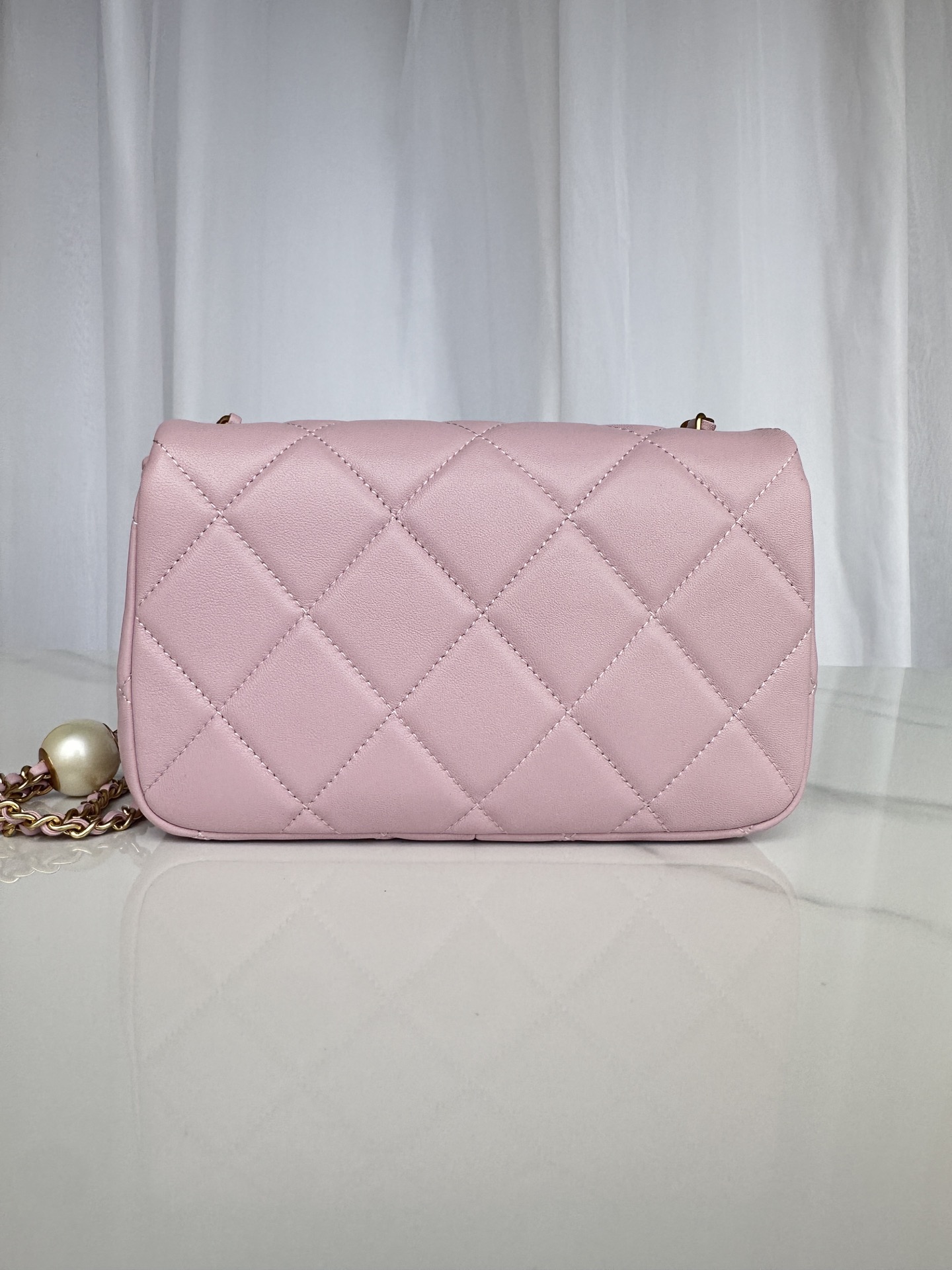 CHANEL Small Flap Bag Pink-AS4861