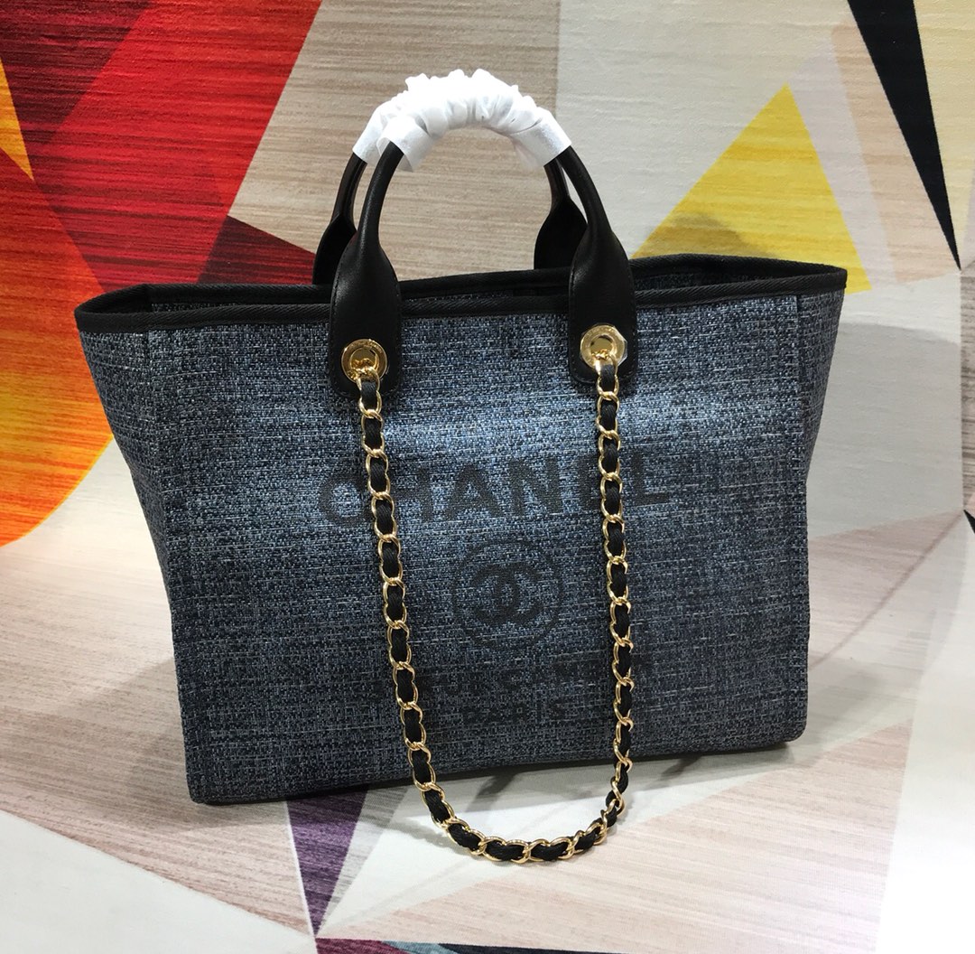 CHANEL Medium Tote Black2- A66941