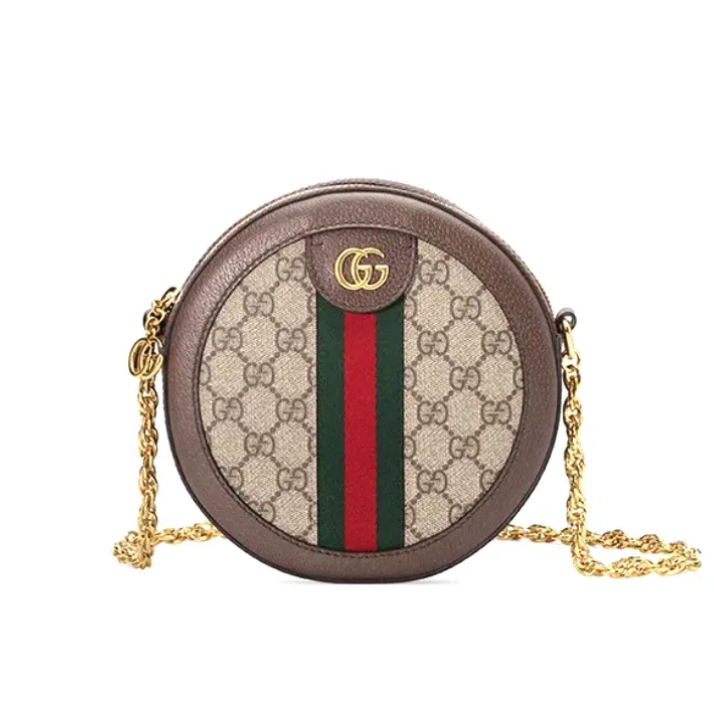 Ophidia Mini GG Round Shoulder Bag