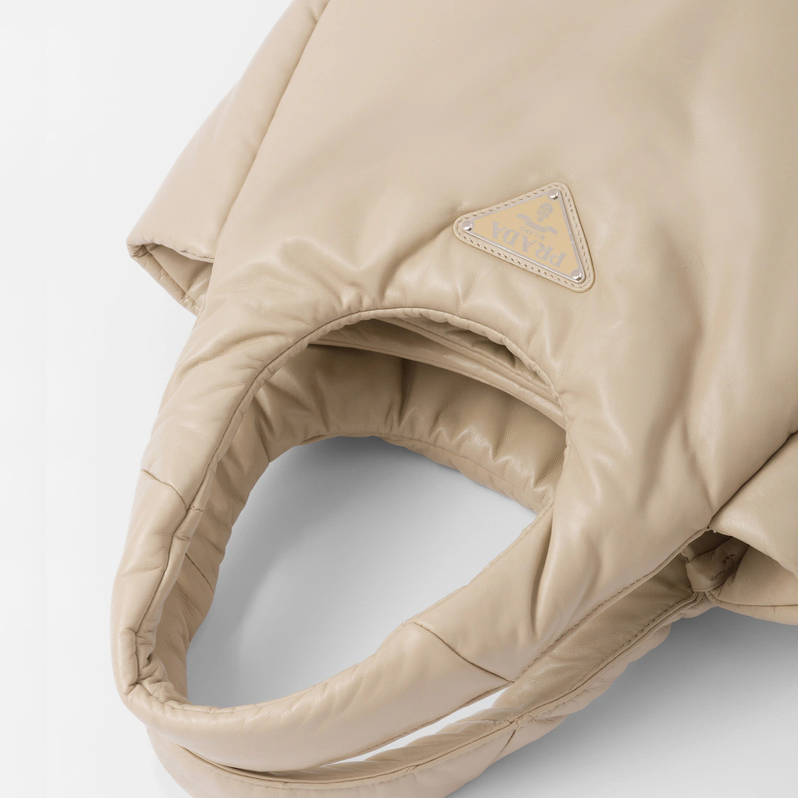 Medium padded  Soft nappa leather bag