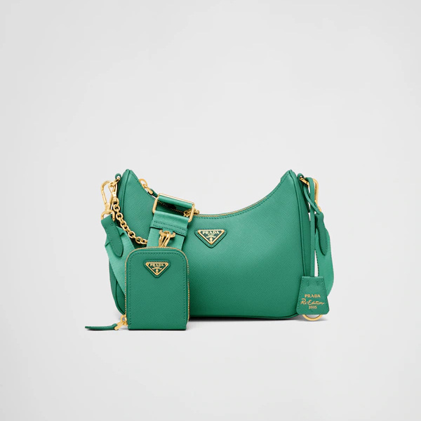 Re-Edition 2005 satin bag with crystals