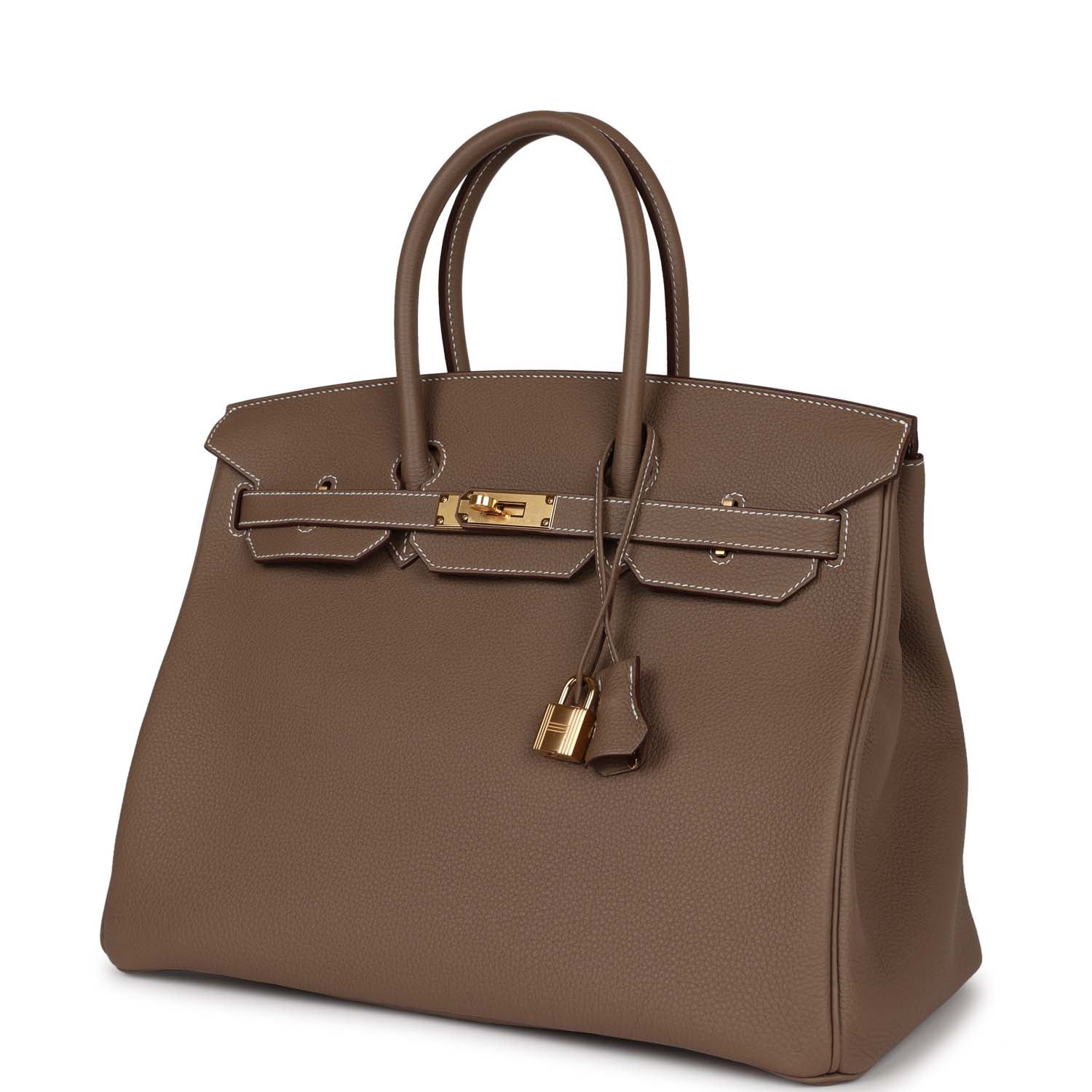 Birkin 35 Etoupe Togo Gold Hardware