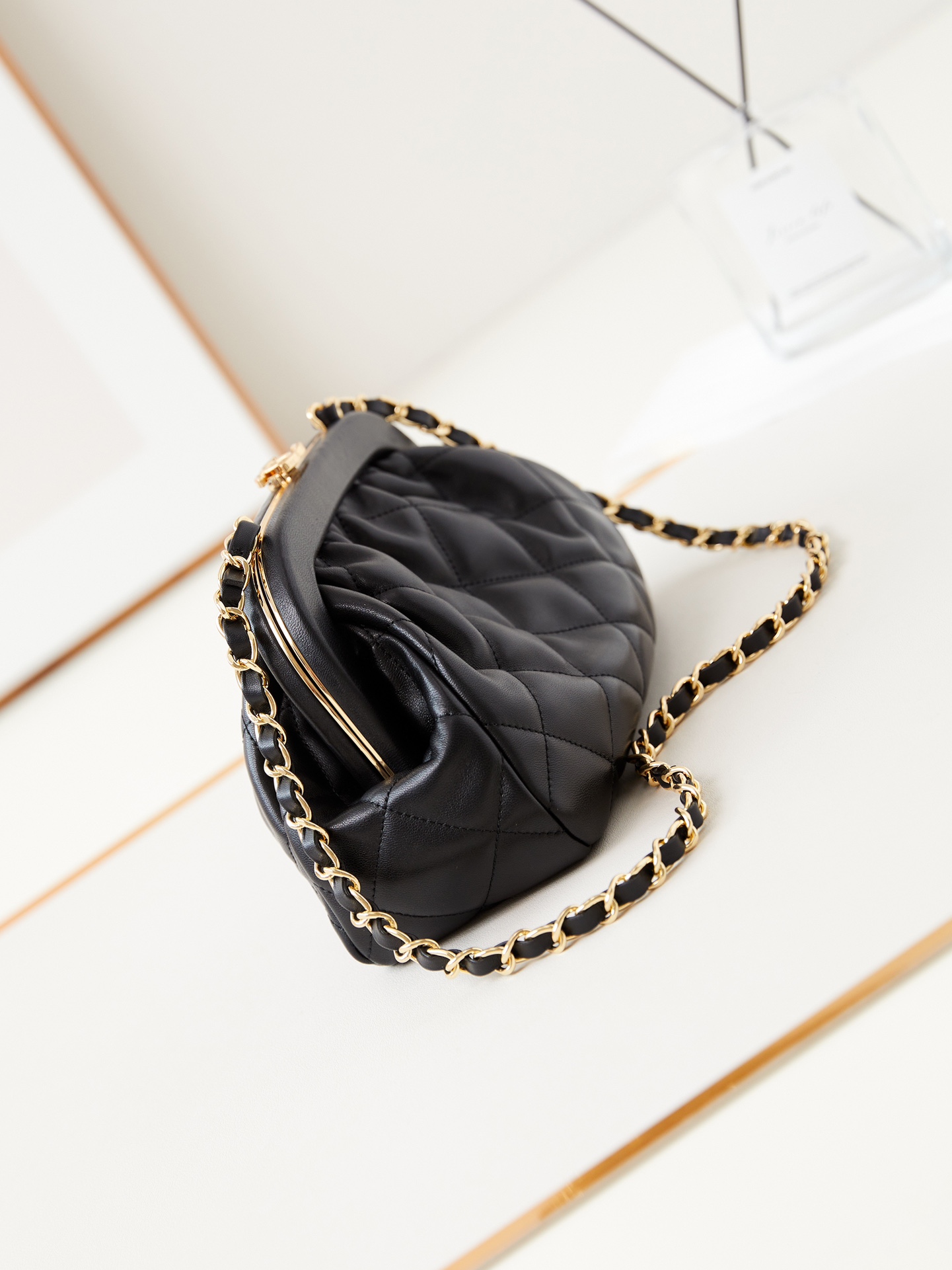 CHANEL Clutch Bag Black-AS4717