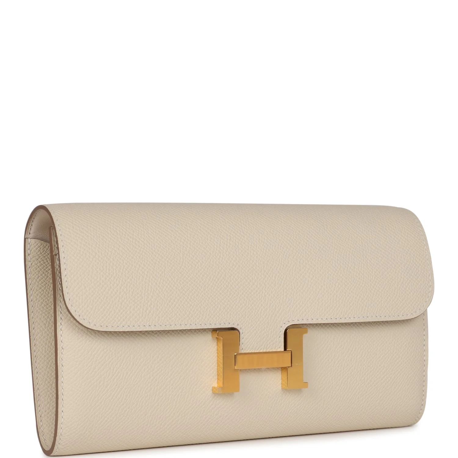 Constance To Go Wallet Craie Epsom Gold Hardware