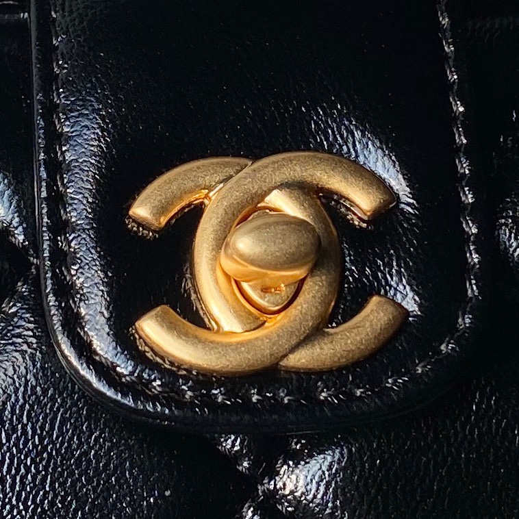 CHANEL Mini/Small Bag with Top Handle Black-AS4958