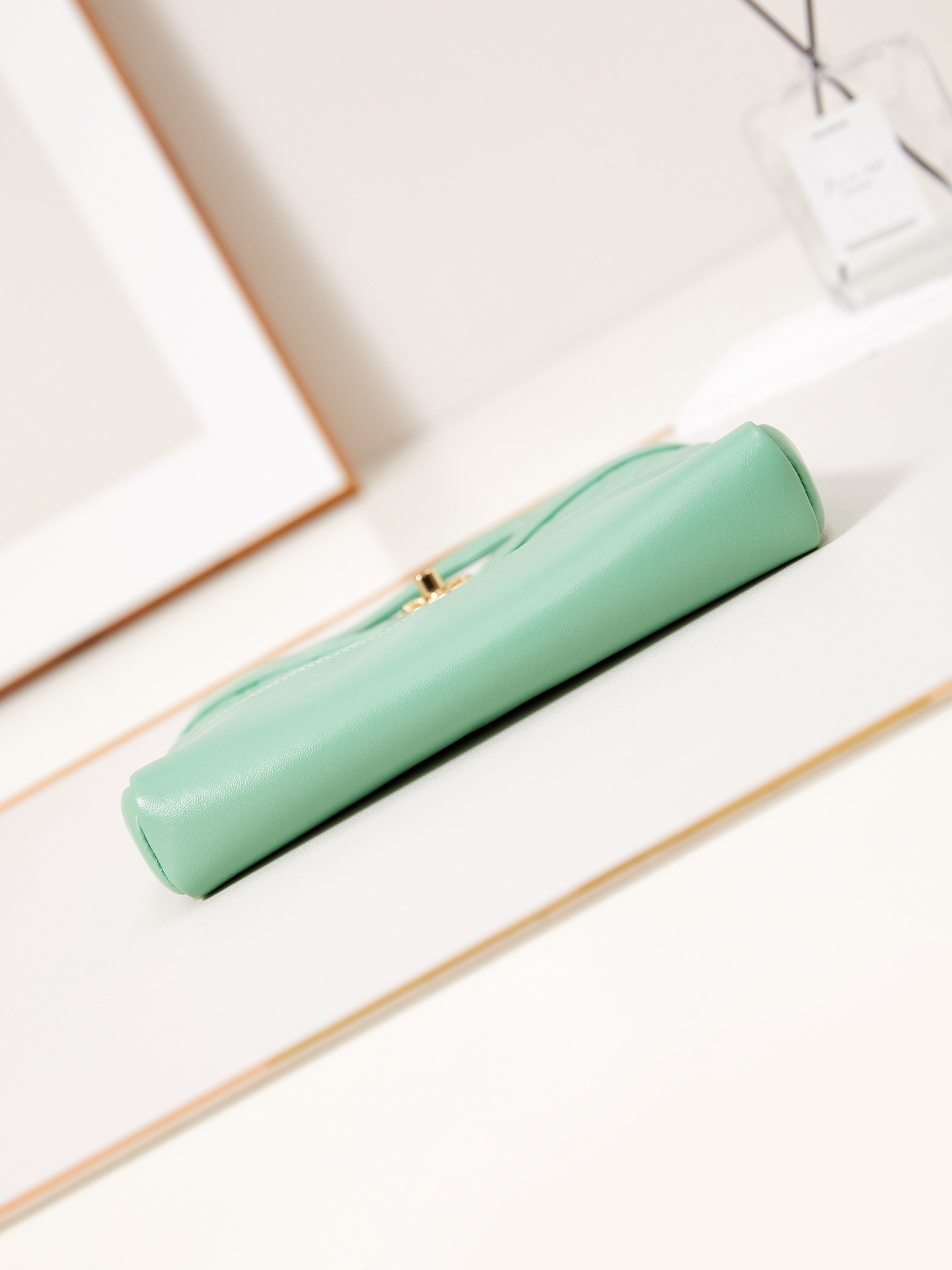 CHANEL 31 Mini Shopping Bag Green-AS4133