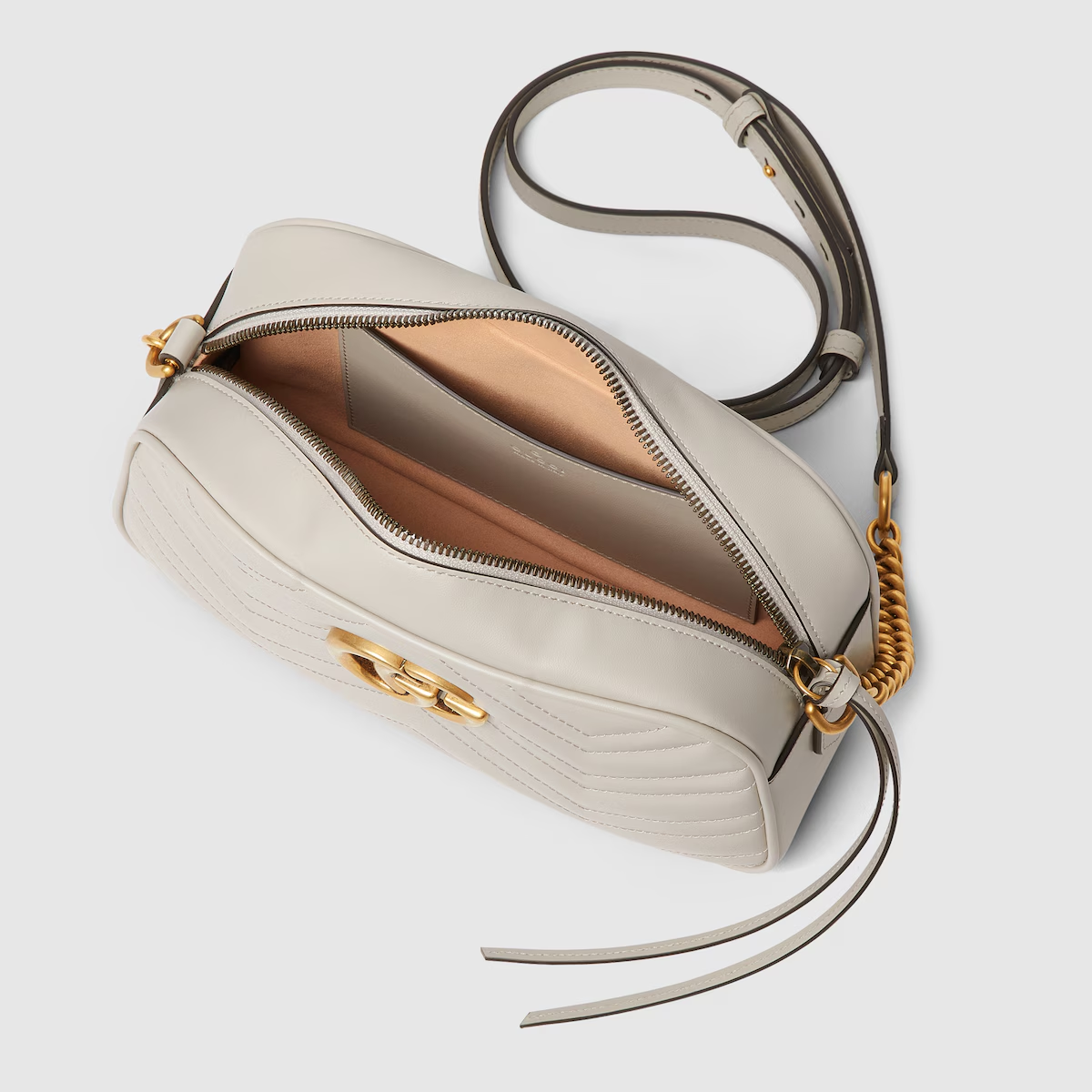 GG Marmont Small Shoulder Bag Grey