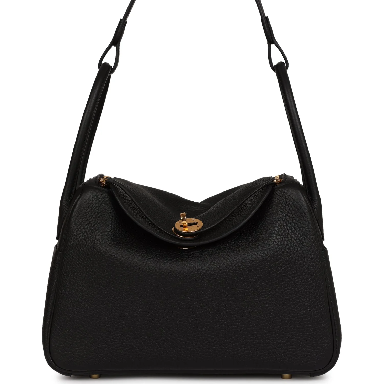 Lindy 26 Black Clemence Gold Hardware