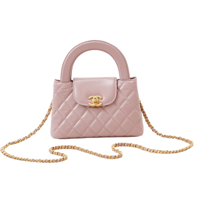 CHANEL Mini Shopping Bag kelly Light Pink - AS4416