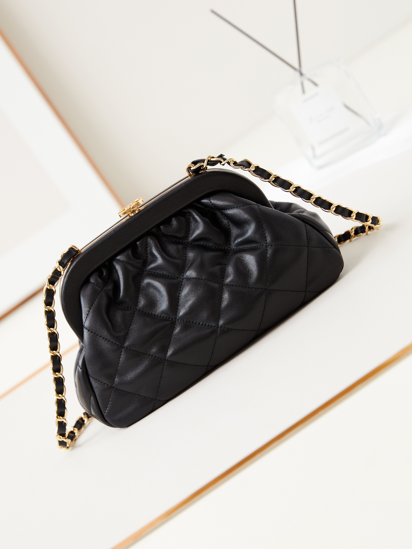 CHANEL Clutch Bag Black-AS4717