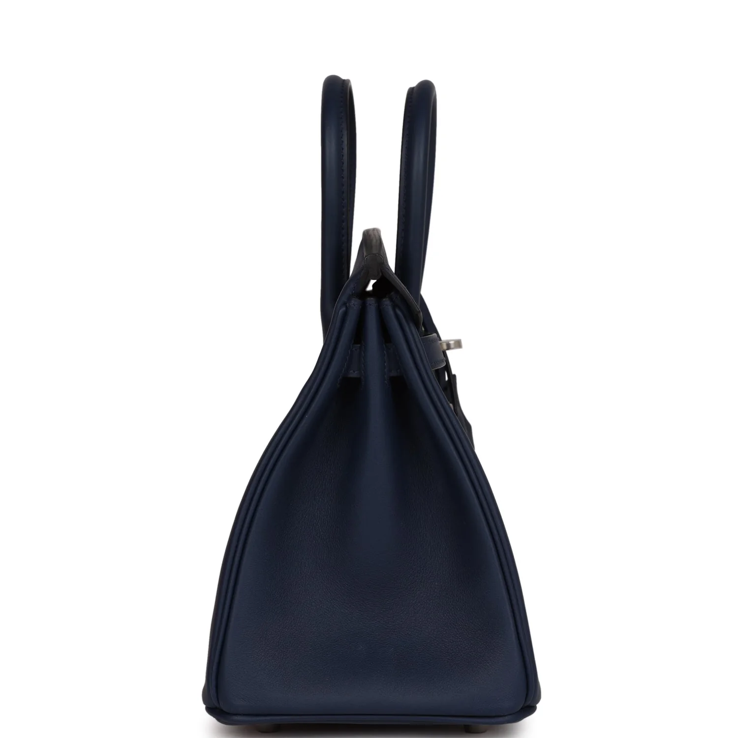 Birkin 25 Bleu Navy Swift Palladium Hardware