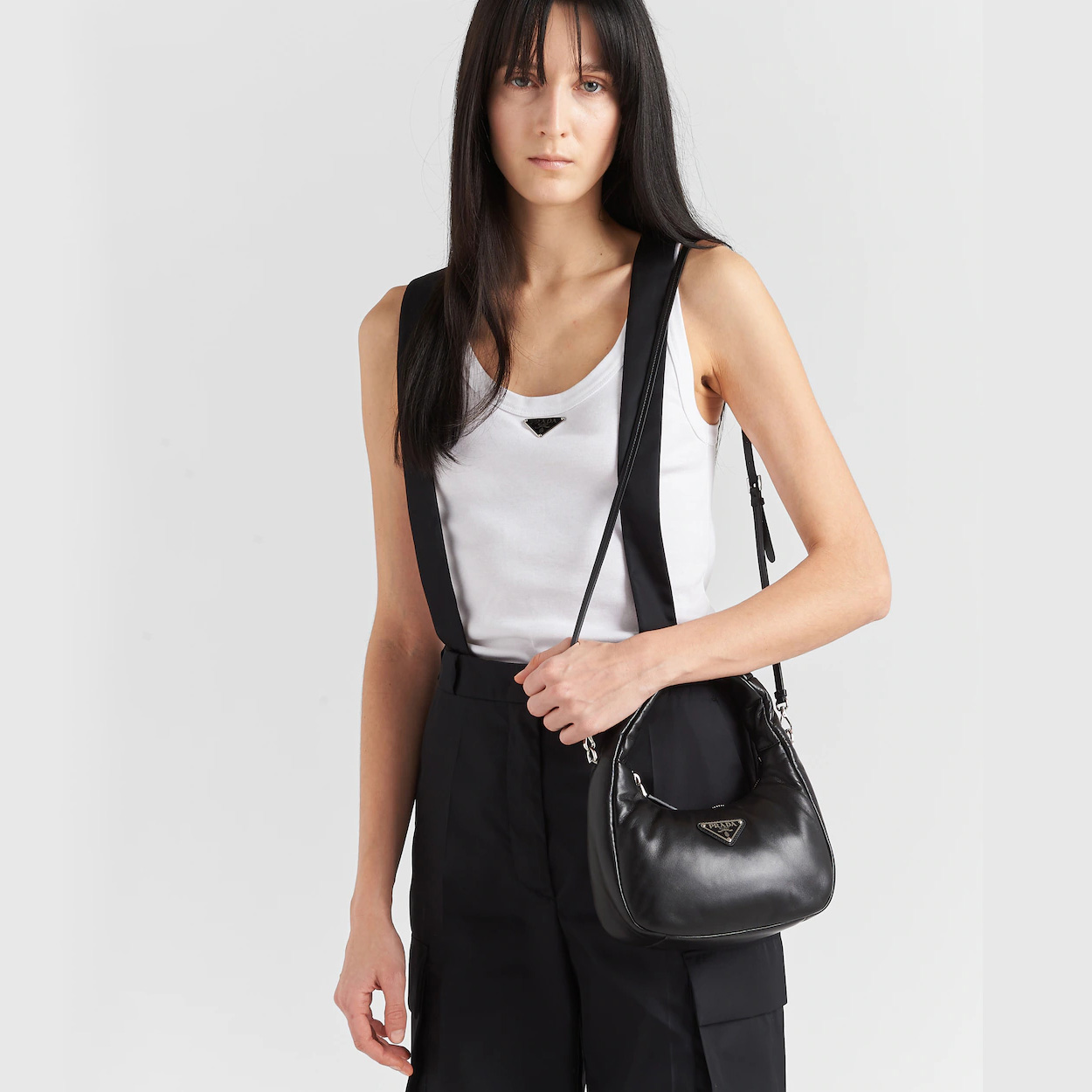 Soft padded nappa leather mini-bag