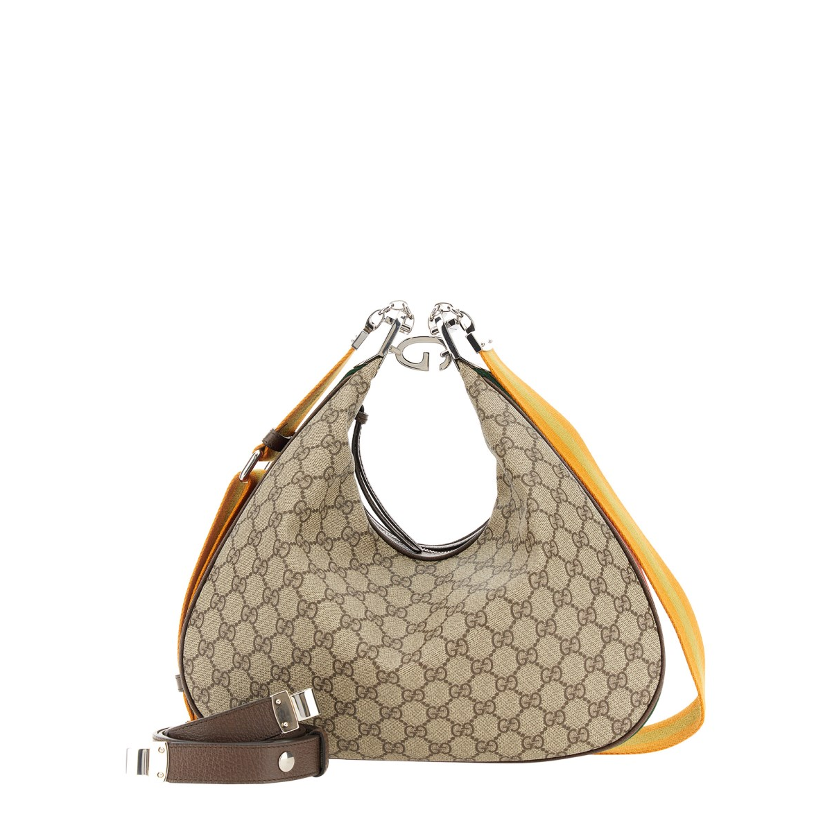 Attache Large Shoulder Bag Brown 702823